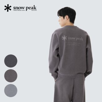 [스노우피크]피그먼트 다잉 레터링 맨투맨 S26FUFHT64