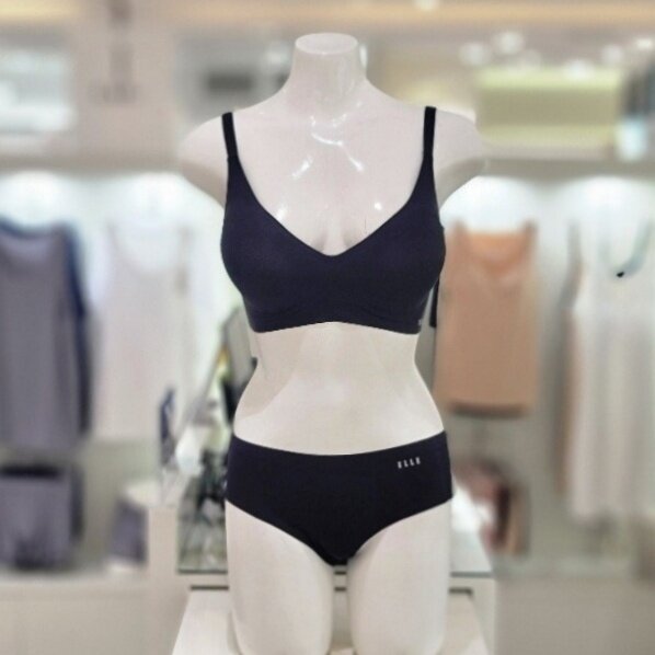 블랙 스무스 푸시업 퓨징 브라세트 EFWBR271BK EFWBP271BK