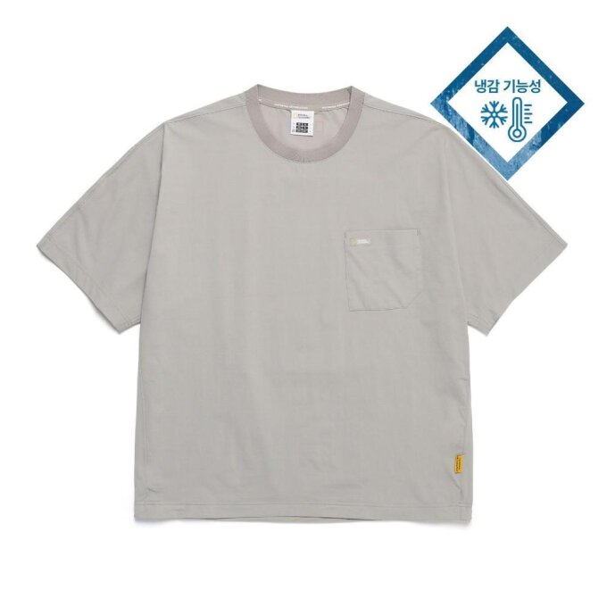 [공용]프로즌 에어 반팔티셔츠 OAK BEIGE N242UTS190