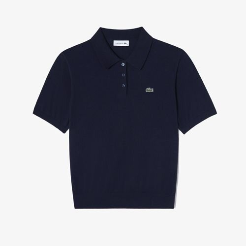 26F/W 라코스테 여성 소프트 반팔 스웨터 폴로셔츠 PF535E-56N HDE