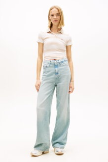 여성 클레어 와이드 핏 라이트 데님 팬츠 T32G1NEW36TWT11AB