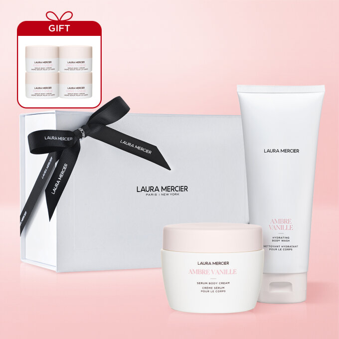 [5월선물포장] 세럼 바디 크림 200ml + 바디워시 200ml (+ 미니 세럼 바디 크림 8ml 4개)