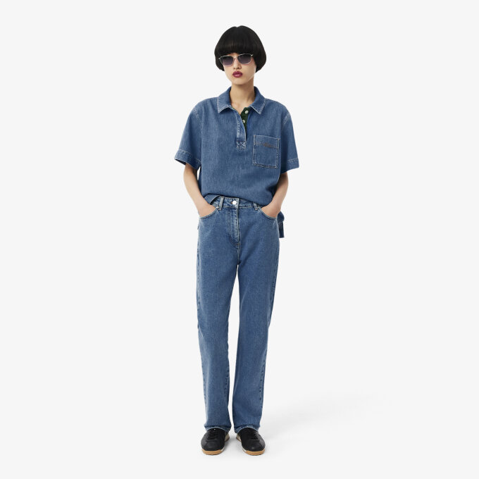 26SS 라코스테 여성 스트레이트 데님 팬츠 HF6800-56G 36L