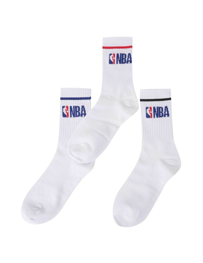 라인 빅로고 3PACK CREW SOCKS N265AO201P