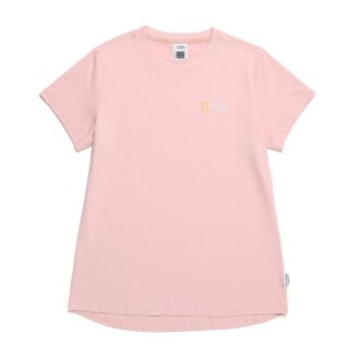 여성 프레리 드라이실 중힙기장 티셔츠 PINK N242WTS230