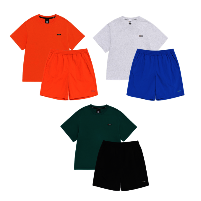 KIDS 사파리 그래픽 반팔 세트 K262UTS040 K262UHP030