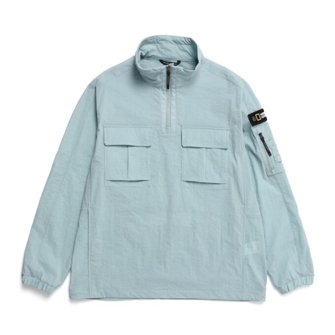 [공용]디머 우븐 TRAINING SET 스탠카라 ANORAK (G/MINT) N231UFT041