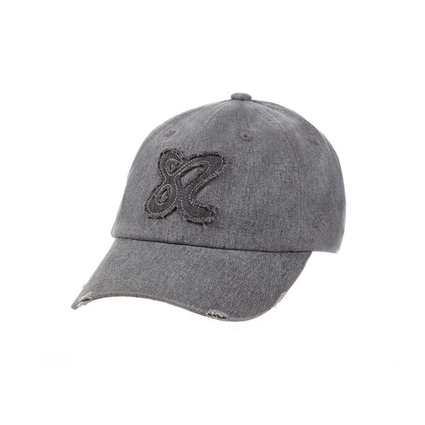 [쌤소나이트RED] 로고 아플리케 볼캡 CHARCOAL GREY UV678003