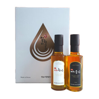 예천 어무이 국산 참기름 특선3호 선물세트(참기름180ml+생들기름180ml)