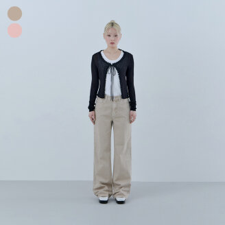 여성_칼라 와이드 팬츠 (OQ2W5135)