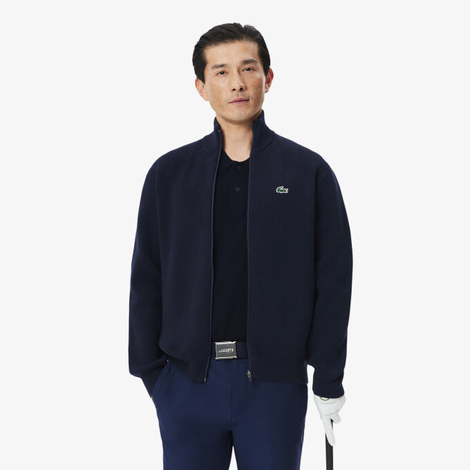 26FW 남성 골프 조직감 풀집업 가디건 AH4811-56N 166 네이비