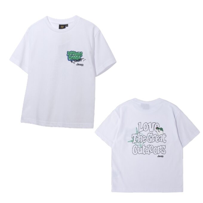 키즈 곰 레터링 반팔티 KR2TSU173WH