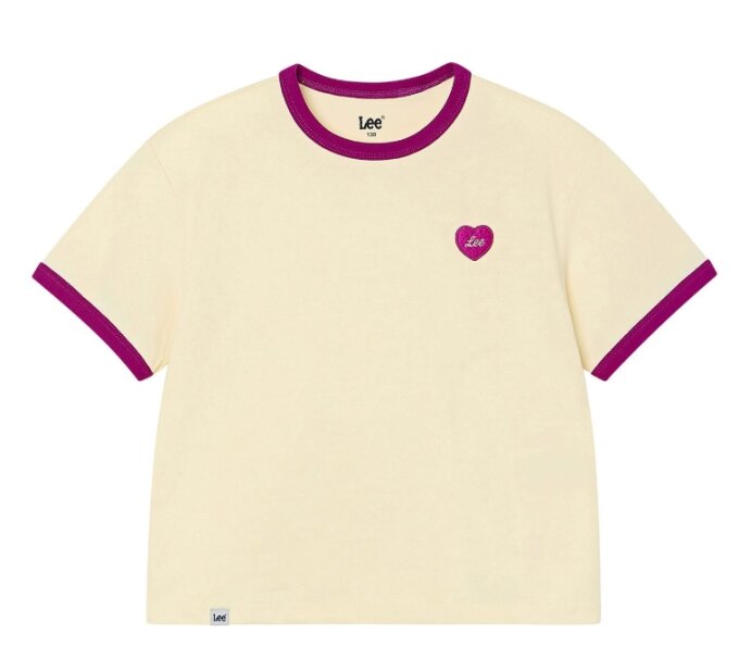 키즈 하트 로고 링거티셔츠(LK2602ST71)LY