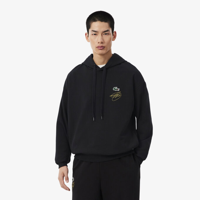 26FW 남성 테니스 노박 후드 긴팔 스웻셔츠 SH9948-56N 031 블랙