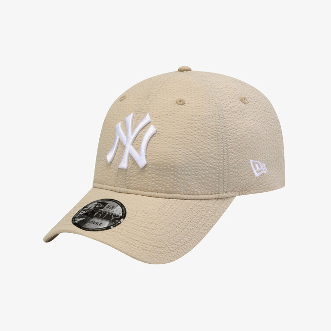 MLB 뉴욕 양키스 시어서커 언스트럭쳐 볼캡 베이지 (15206349)