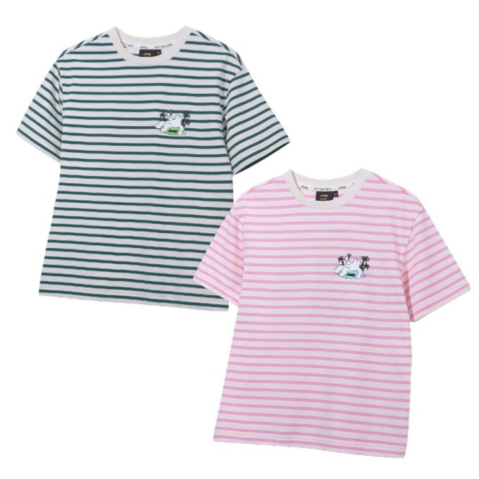 튜브곰 스트라이프 반팔티 KR2TSU117PK