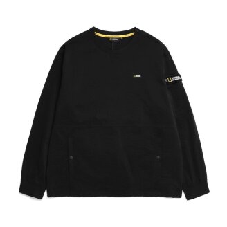 [공용] 디머 우븐 TRAINING SET 맨투맨 N231USW080 (CARBON BLACK)