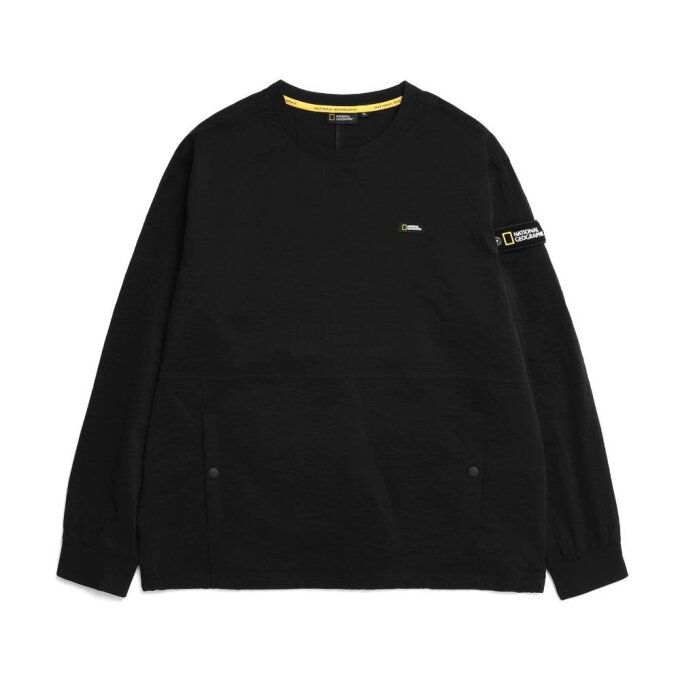 [공용] 디머 우븐 TRAINING SET 맨투맨 N231USW080 (CARBON BLACK)