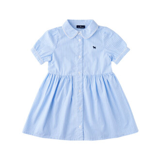 퓨어B.STRIPE카라 반팔원피스 (BL) 26325-400-53