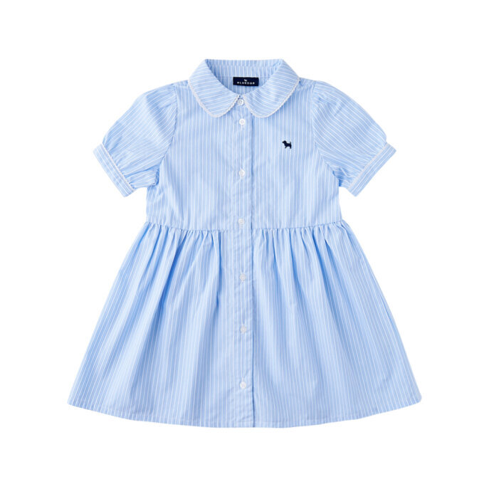 퓨어B.STRIPE카라 반팔원피스 (BL) 26325-400-53