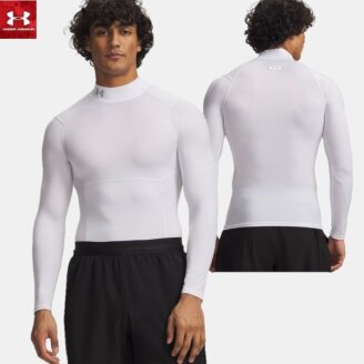 [언더아머]UA HeatGear 엘리트 컴프레션 모크 긴팔(6015385-100)