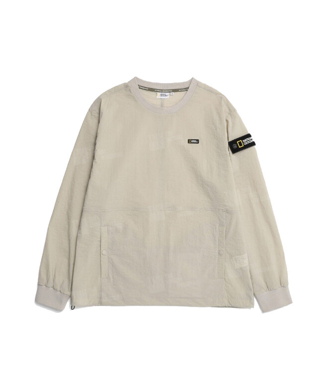 [공용] 디머 우븐 TRAINING SET 맨투맨 N231USW080 (OAK BEIGE)