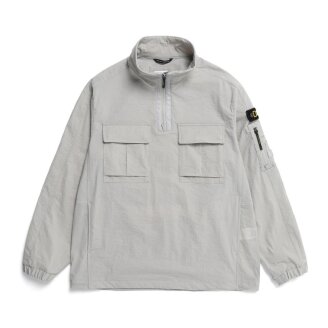 [공용]디머 우븐 TRAINING SET 스탠카라 ANORAK (MOURNING GREY) N231UFT041