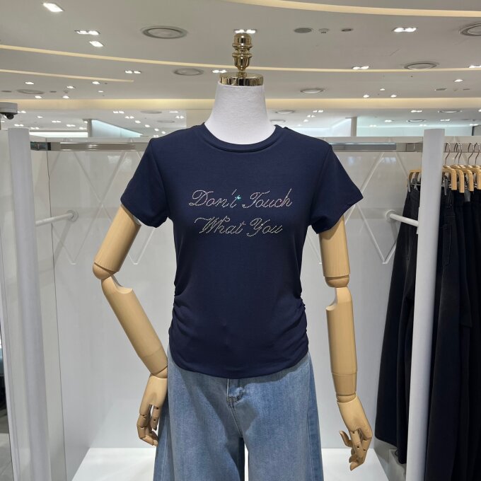 비즈 레터링 셔링 티셔츠 622500