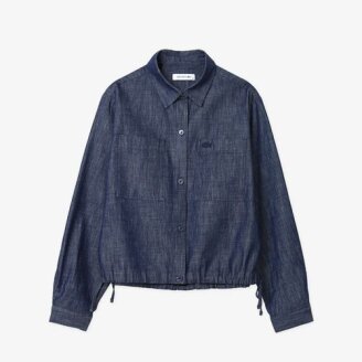 26F/W 라코스테 여성 데님 아우터형 셔츠 CF115E-56N 36L