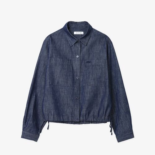 26F/W 라코스테 여성 데님 아우터형 셔츠 CF115E-56N 36L