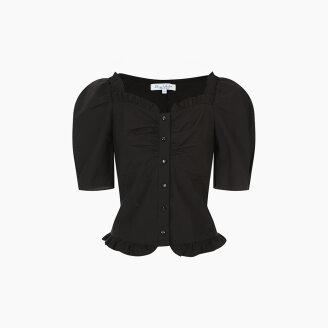 [BLUE LABEL] 러블리 셔링 볼륨 블라우스 ES2OBL06