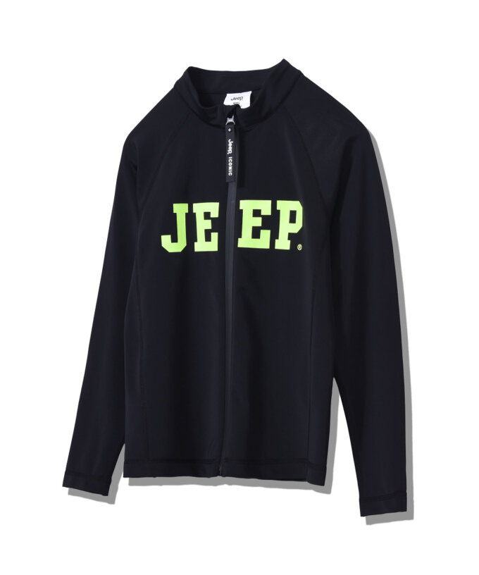 대문자 JEEP 래쉬가드 집업 KP2RGU010(BK)