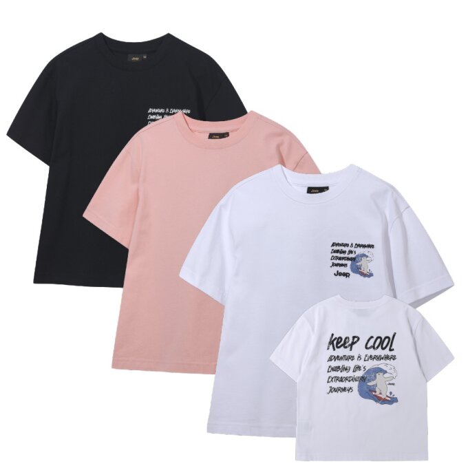 킵쿨 서핑곰 반팔티 KR2TSU217WH