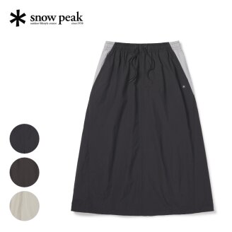 [스노우피크] 경량 타슬란 컬러블럭 스커트 S26FWLSK41