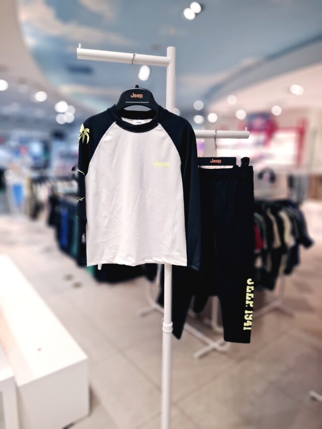 배색 나글란 래쉬가드 티셔츠 KP2RGU102 1941 워터레깅스 KP2RGU903 WH