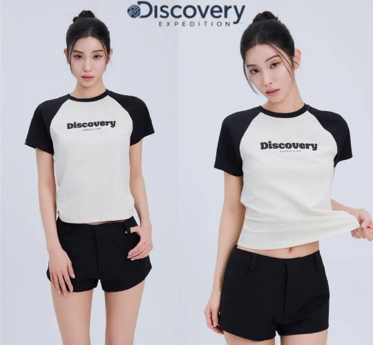 디스커버리 26SS 여성 프레시벤트 래글런 반팔티셔츠 DWRS9I063