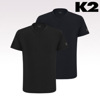 1+1 V-NECK 2장세트 공용 반팔티 작업복 M26282Z1