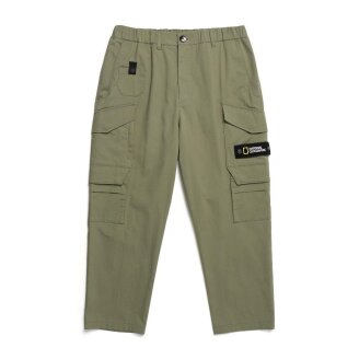 남성 필드 테이퍼드 카고 팬츠 LICHEN KHAKI N241MPT040