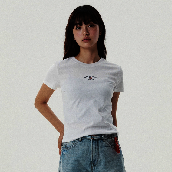 USA Embroidery Small Logo T-shirt / WHRAG2441F