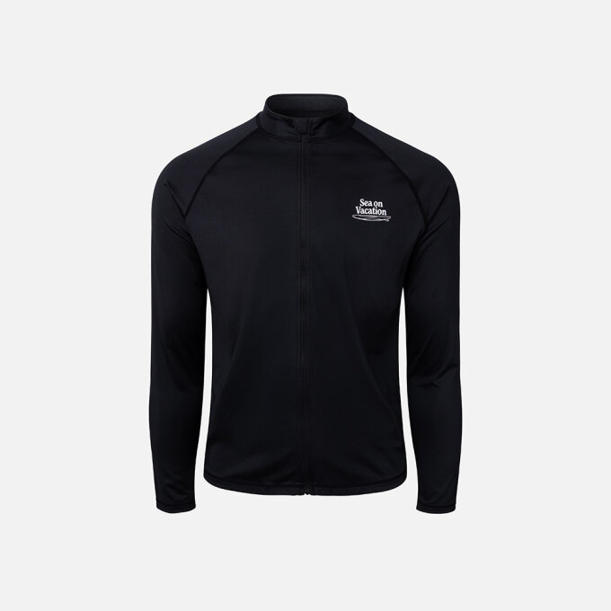 PNTS 맨 스누피 릴렉스핏 집업 래쉬가드 블랙 (B6SMWZR151BLK)