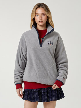공용 USA Fleece Half Zip-up WHMAG2291U