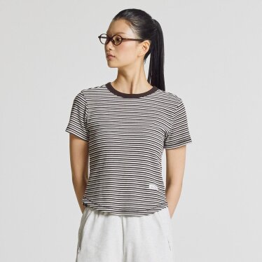 WOMEN 컴피프레쉬 와플 반팔티 (SLIM FIT) NBNEG2W552 BR