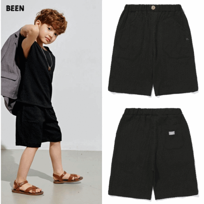 블랙 요루 숏팬츠 BA31PT01BK