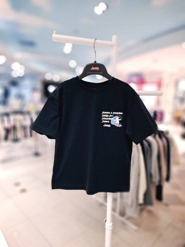 킵쿨 서핑곰 반팔티 KR2TSU217 BK