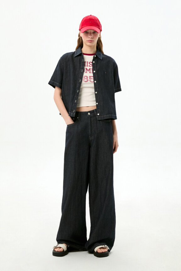여성 찰리 와이드 데님 팬츠 T32G1NEW19TWL11AP 