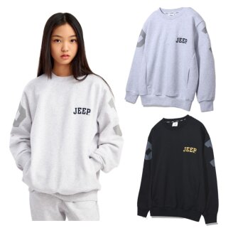 대문자 빅 지프 맨투맨 KP1TSU873