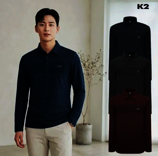 남성 BOOST 선염 폴로 티셔츠(KMU25285)