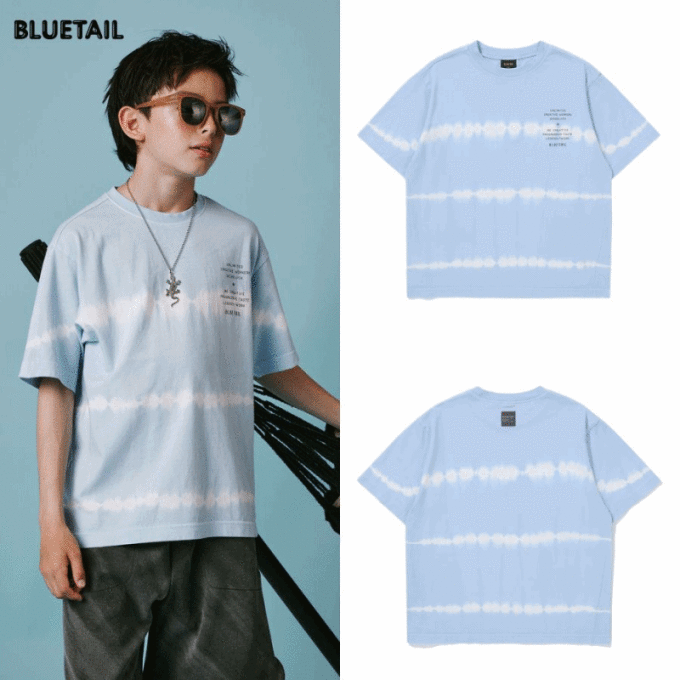 아동 스카이블루 타이다이 티셔츠 AAC1TS02SB