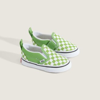 토들러 슬립온V(체커보드)라임 VN000D0SFPB