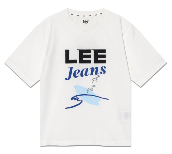 키즈 베이직 리진스 반팔티셔츠(LK2502ST24)WH